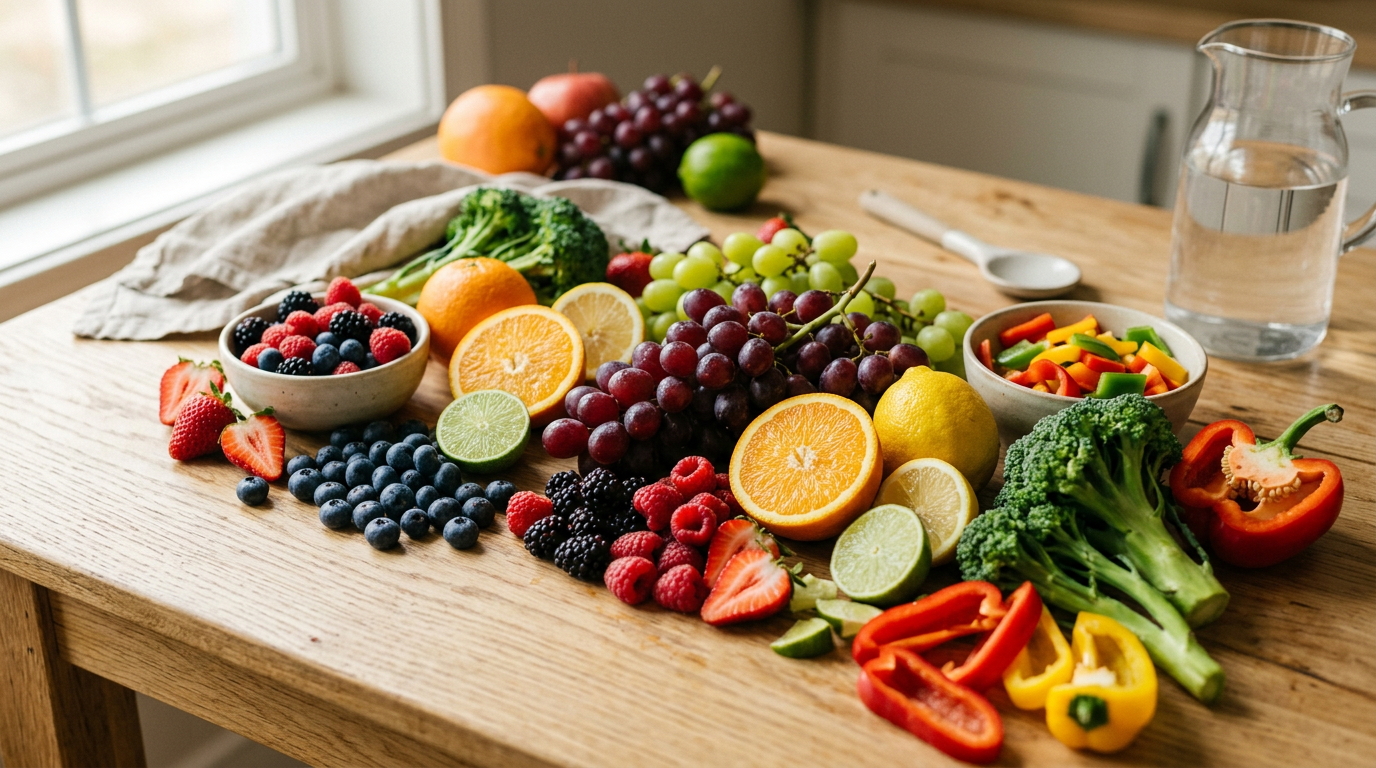 Биофлавоноиды в овощах и фруктах