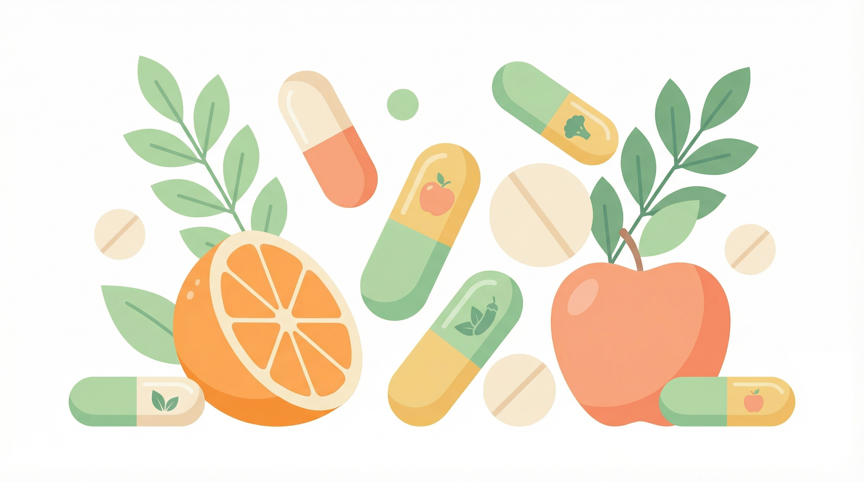 Витамины и здоровое питание